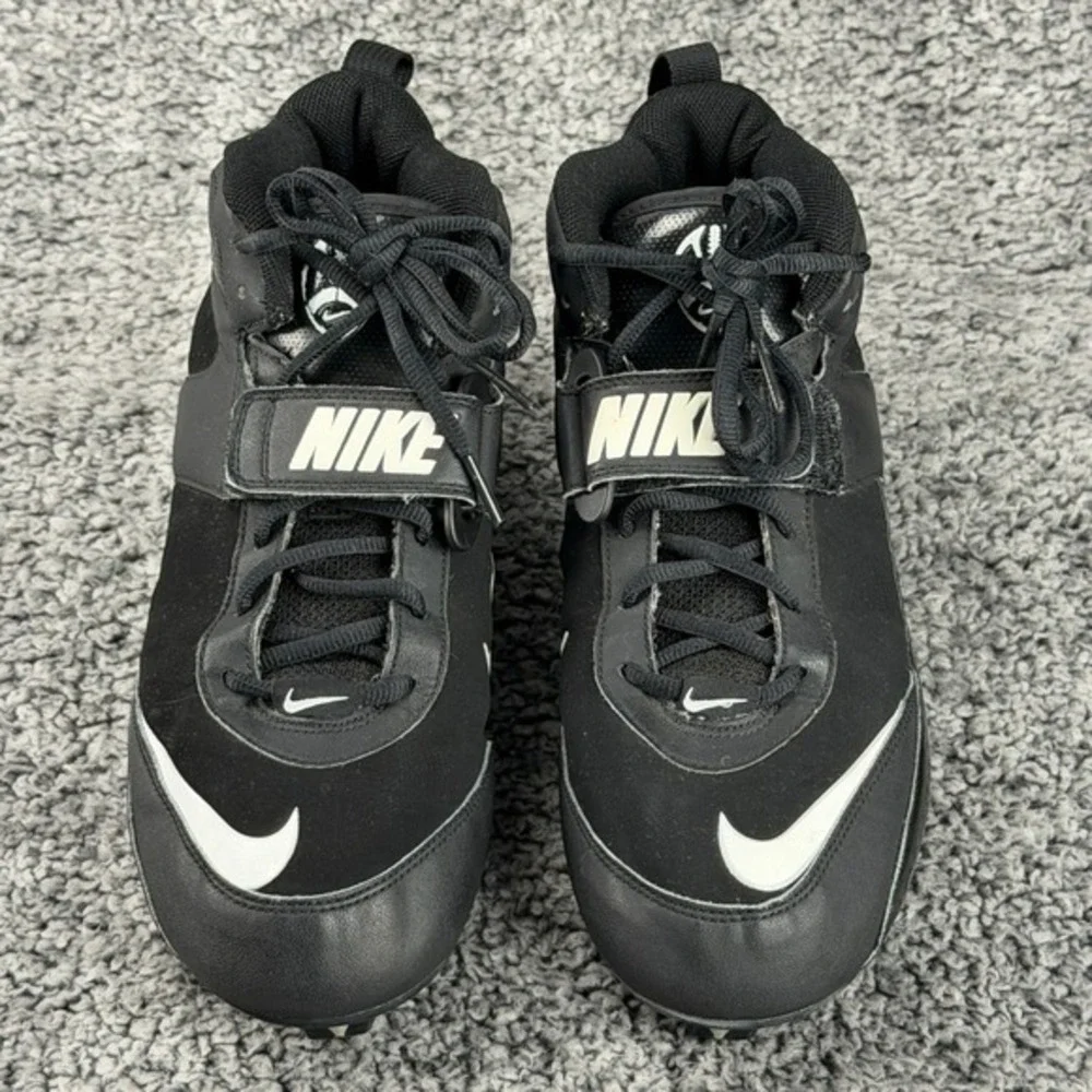 Nike Men's 9.5 Blade Shark Football Cleats Black High Top 315789-011 Athletic